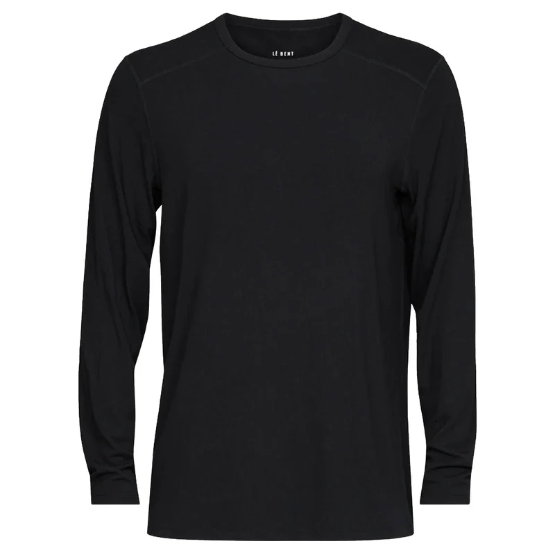 Le Bent Midweight Mens Crew 2027 Black / XL