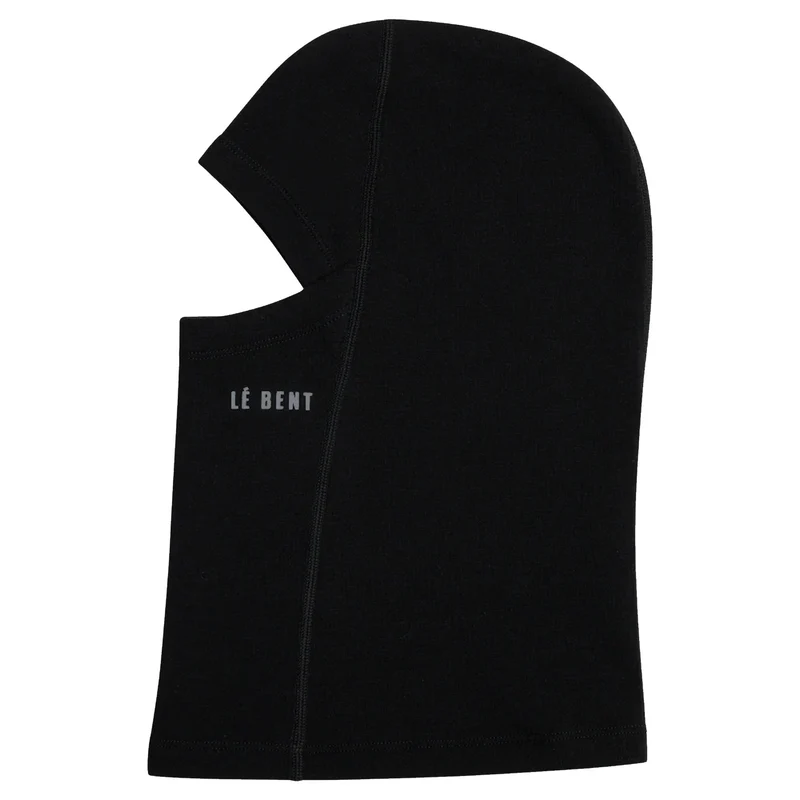 Le Bent Heavyweight Grid Fleece Balaclava Black