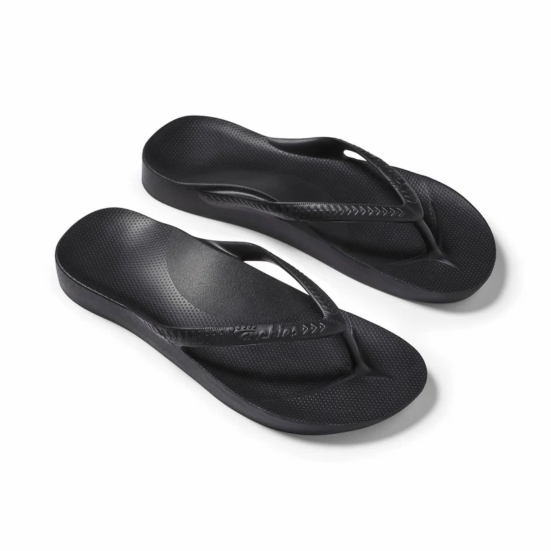 Archies Arch Support Flip Flops BLACK / M5/W6