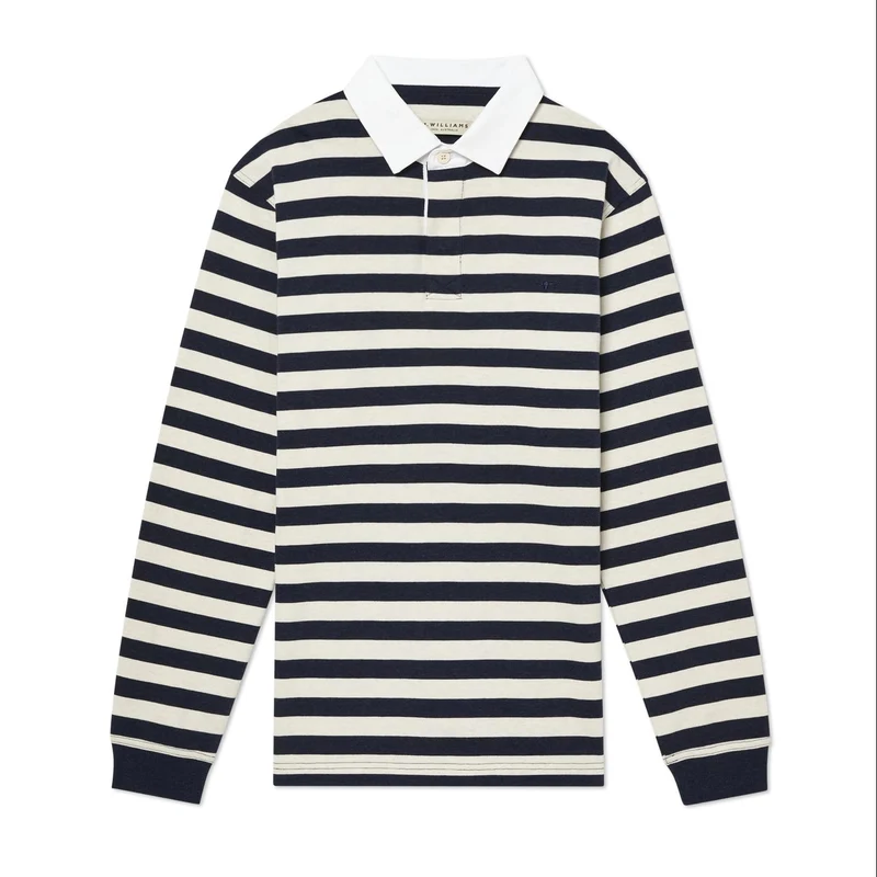 R.M.Williams Mens Tweedale Rugby (KR200JS3P01) Navy Cream [SD] 3XL