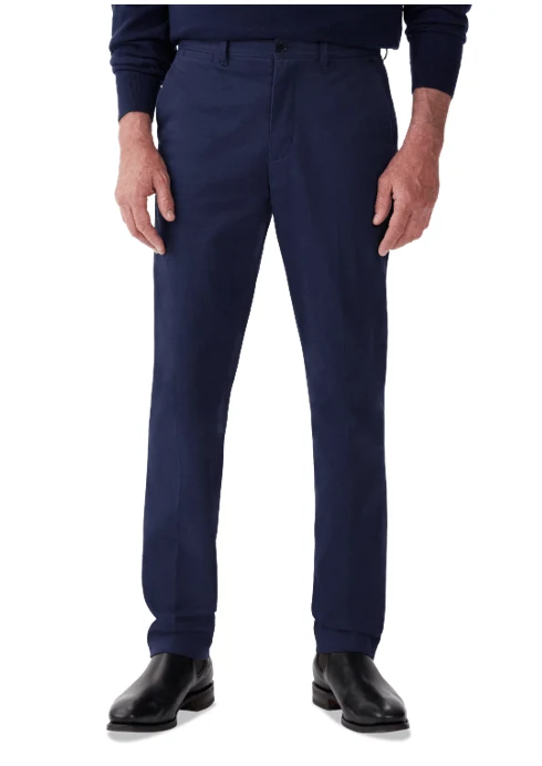 R.M. Williams Mens Berwick Chino Navy / 32L / 40