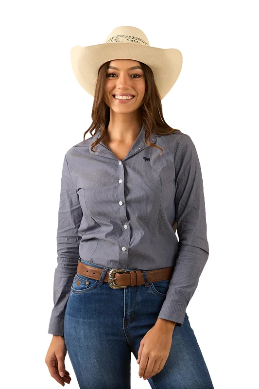 Ringers Western Womens Faith L/S Dress Shirt (221160RW) Navy [SD] 22