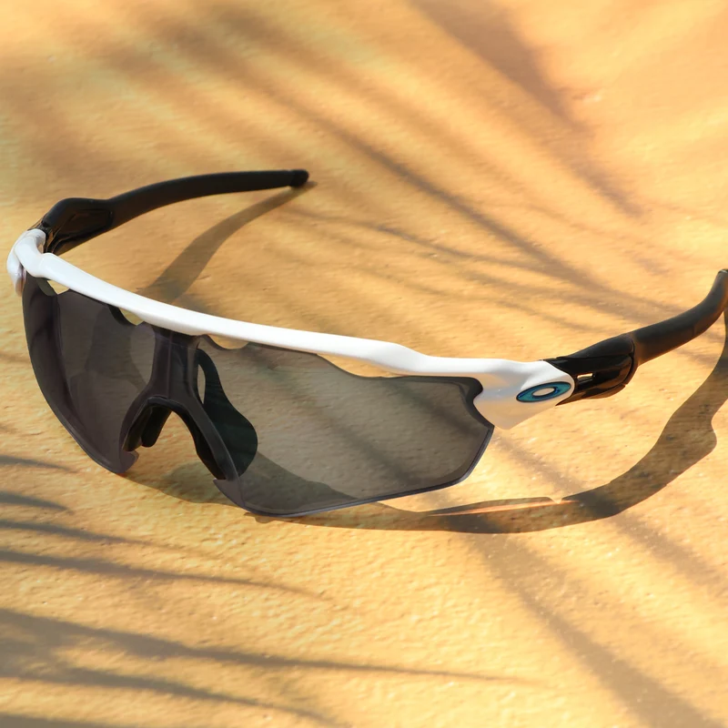 Custom Sport Prescription Lenses for Oakley Radar EV Path OO9208 Silver Titanium Mirrored / Plus