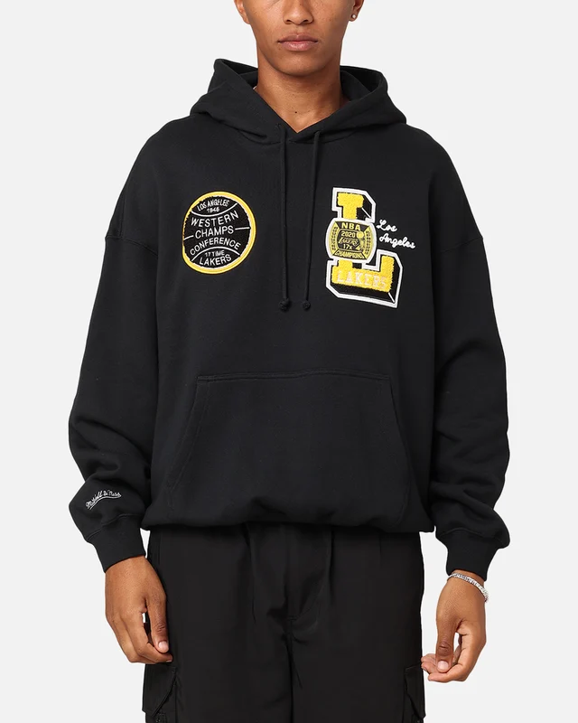 Mitchell & Ness Los Angeles Lakers Conference Hoodie Faded Black S