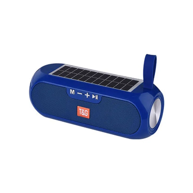 Carga Solar Bluetooth Alto-falante Portátil Coluna Wireless Stereo Music Box Loudspeaker Outdoor Waterproces Altavoces