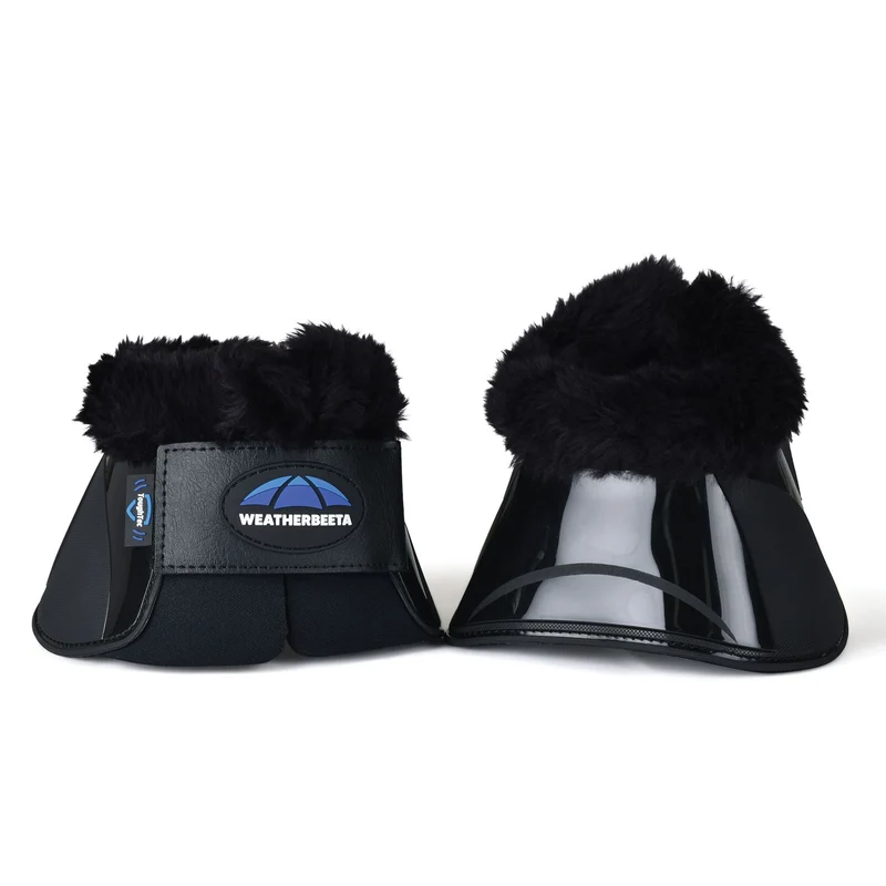Tough-Tec Impact Fleece Bell Boots | WeatherBeeta Large / Black/Black