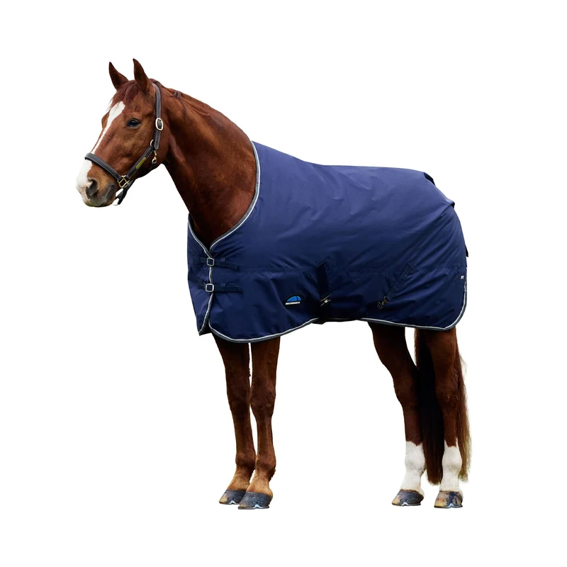 Weatherbeeta Comfitec Tyro Turnout Standard Neck 50G 7ft 3 / Navy/Charcoal