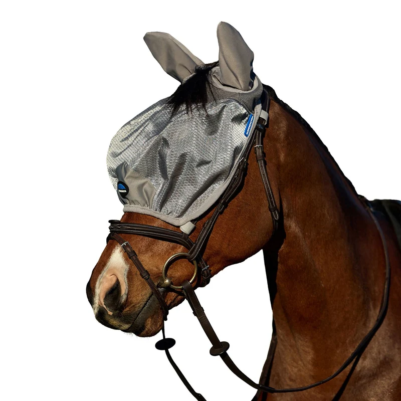 Hexi Shield Ride On Fly Mask | WeatherBeeta Ridden Small / Silver