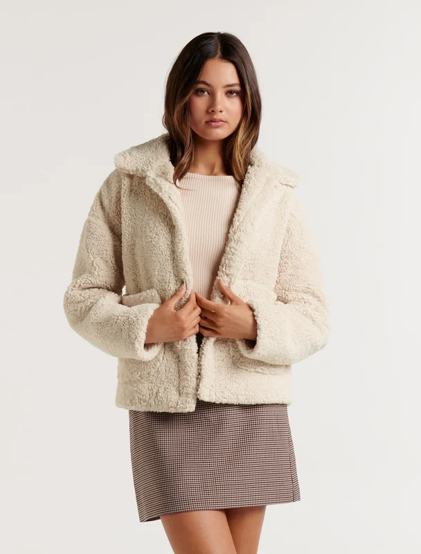 Sunny borg jacket Sand 10