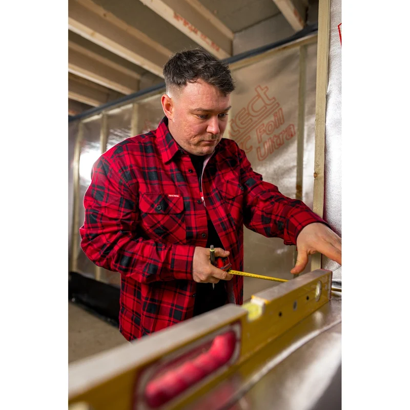 Hard Yakka Core Flannel Shirt Red / S