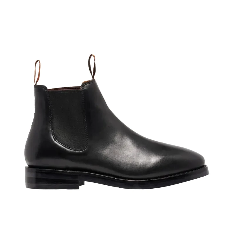 Mustang Mens Signature Pull-Up Leather Boots (Y61061) Black 11 (AUS/UK)