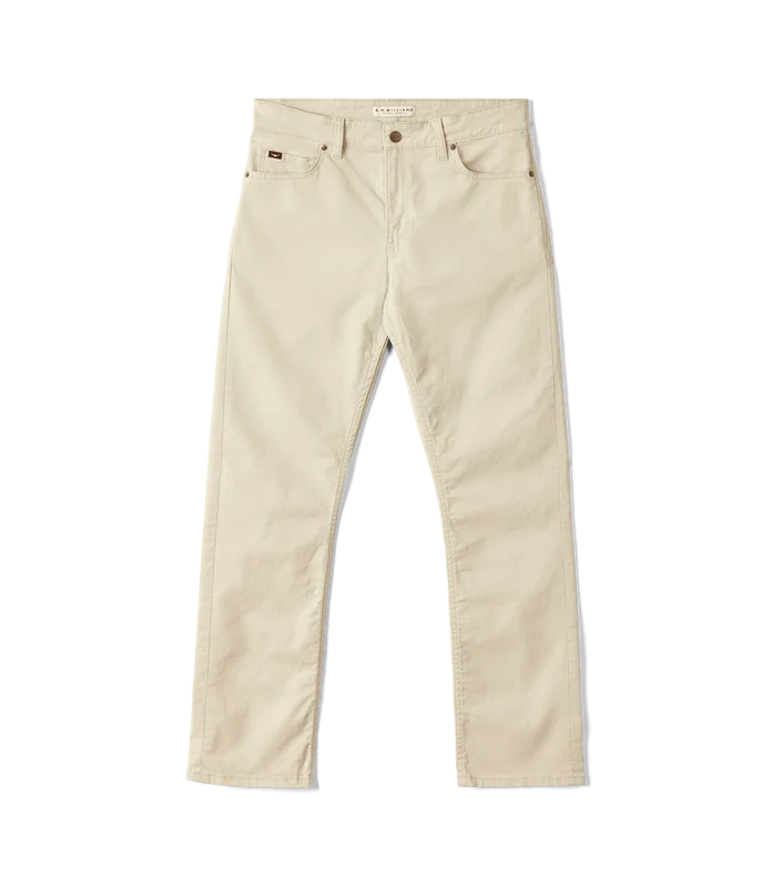 R.M. Williams Mens Ramco 5 Pocket Jean - Bone Bone / 32L / 28