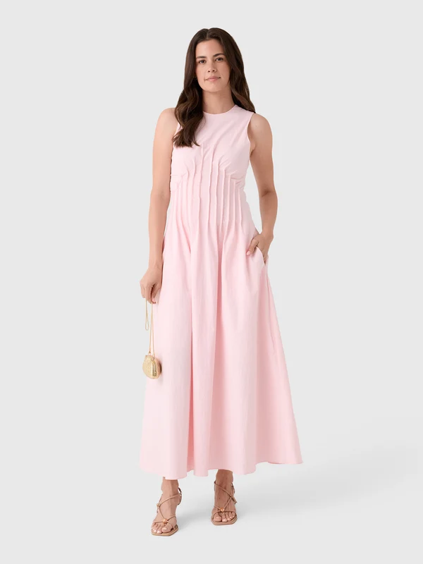 Nicholas Women's Jordi Sleeveless Midi Dress 10 / ROSE