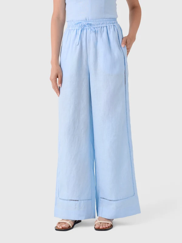 Nicholas Women's Erica Wide Leg Pant 10 / SKY