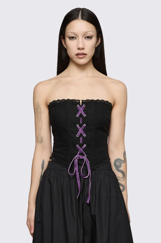 Spectre Corset Top 14 / Black