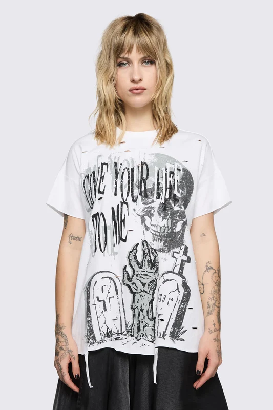Decay Tee S / White