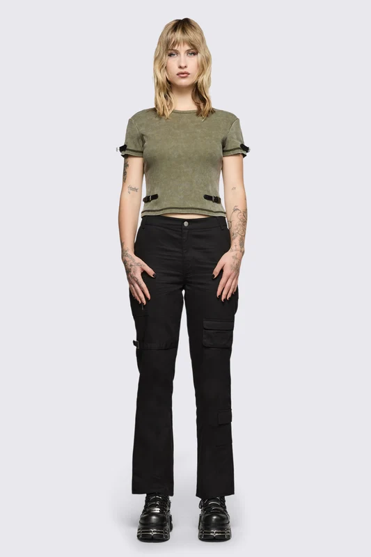 Basic Goth Utility Cargo Pant 20 / Black