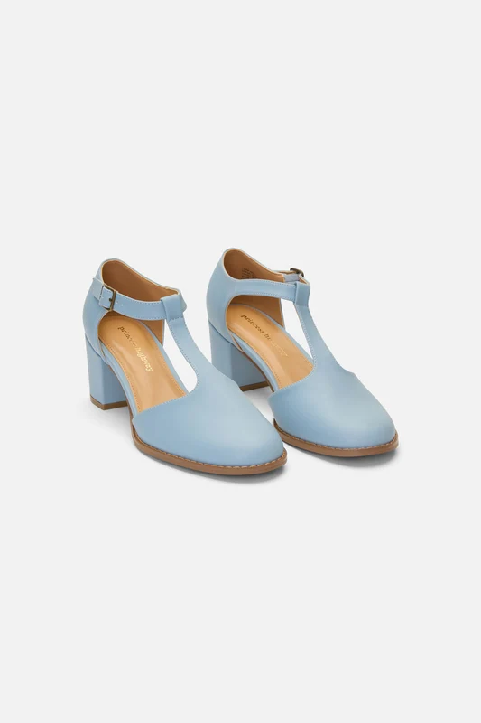 Pale Blue T-Bar Heel 40 / Pale Blue