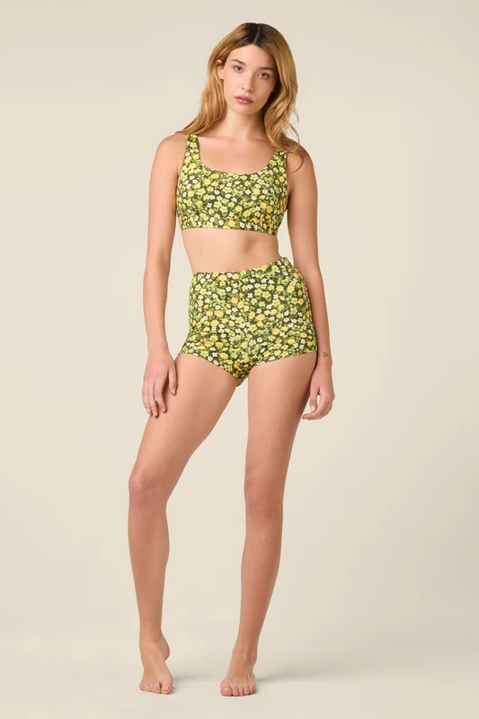 Meadow Boyleg Bikini Bottom 12 / Green