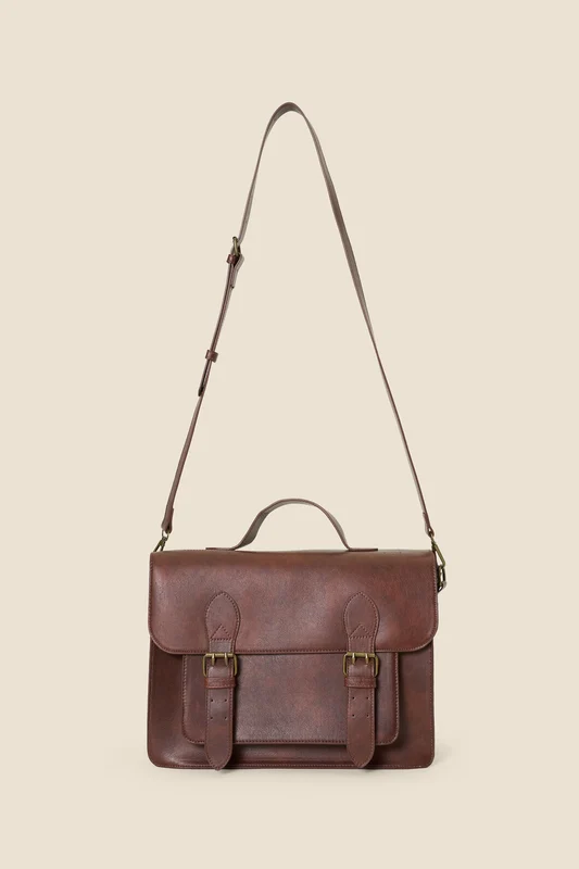Rust Two Way Satchel Rust