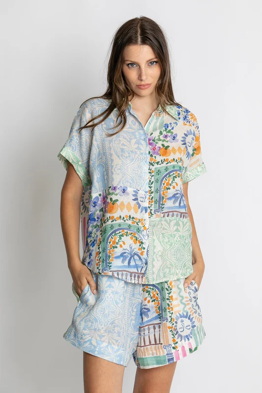 Kachel Womens Naomi Shirt - Multi Multi / 8