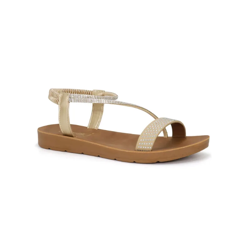 Sandalias de Mujer Casual Charming W-86018 GOLD 40