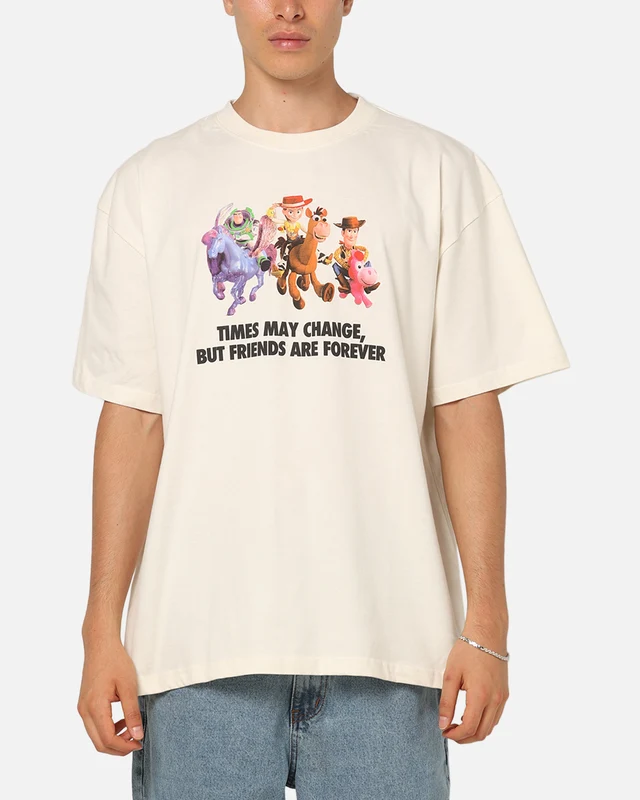 73Studio Disney Pixar Toy Story Friends T-Shirt Off White L