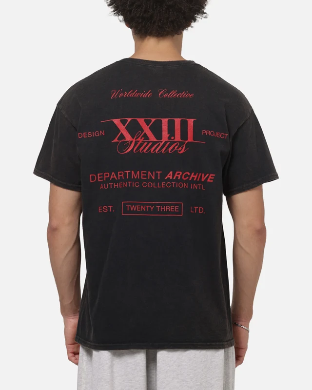 XXIII Utilities T-Shirt Black/Red XL
