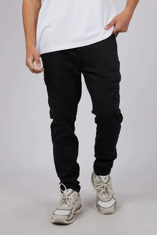 Inset Cargo Pant Black / S