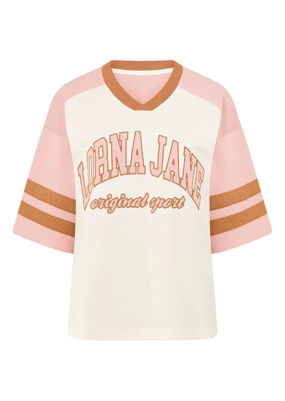 Lorna Jane Womens Game Changer T-Shirt Porcelain / 2XL
