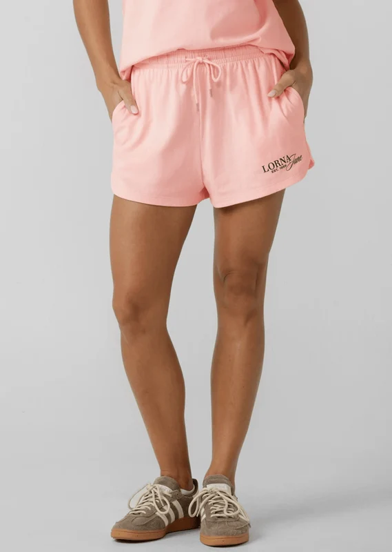 Lorna Jane Womens Off Court Shorts Enchanted Pink / XXS