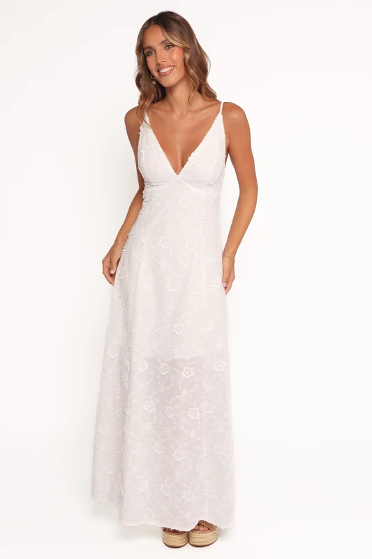Ford Maxi Dress - White XL