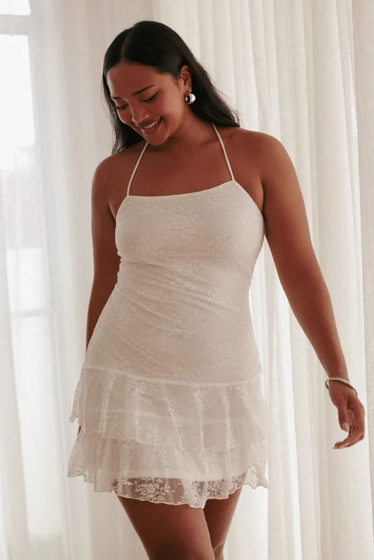 Marina Mini Dress - White L