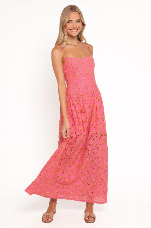 Sonny Maxi Dress - Pink/Orange XL