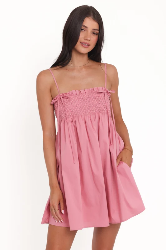 Josie Mini Dress - Pink XL