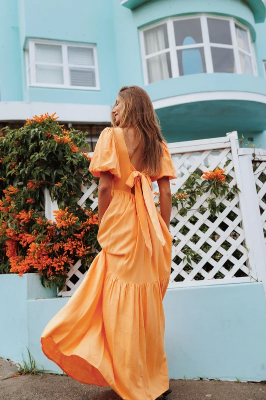 Sorella Maxi Dress - Soft Coral L