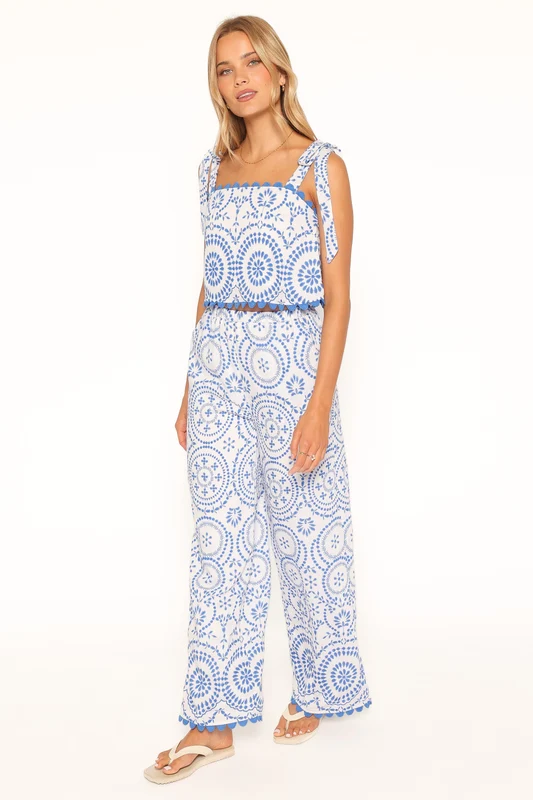 Felicia Pant Set - Blue Tile M