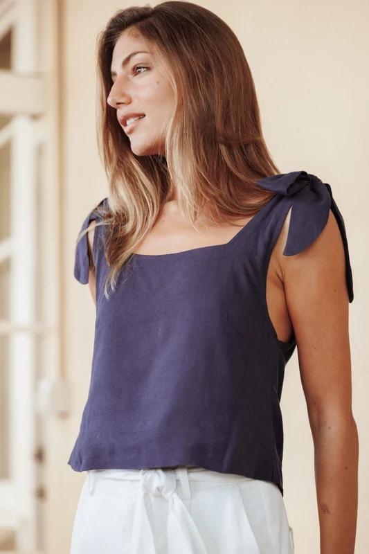 Lorry Top - Navy XL