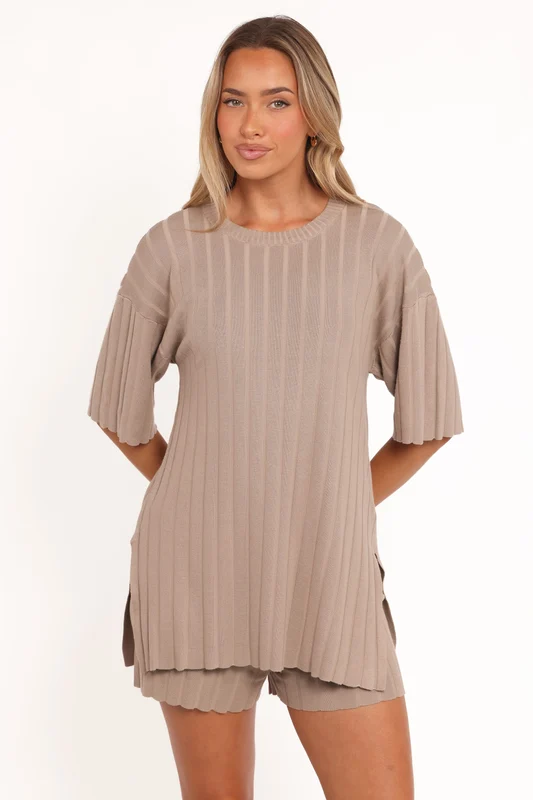 Silvie Shorts Set - Beige XL