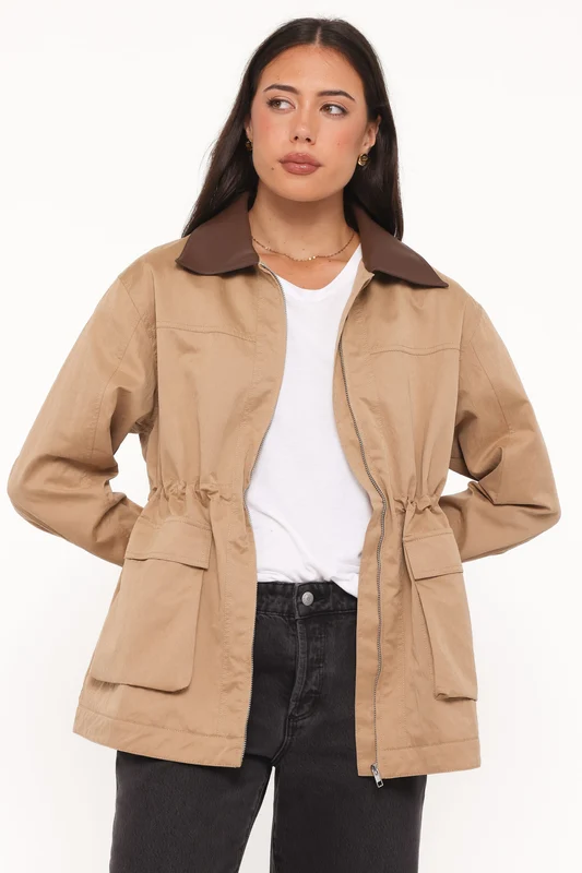 Marissa Anorak Jacket - Khaki XL