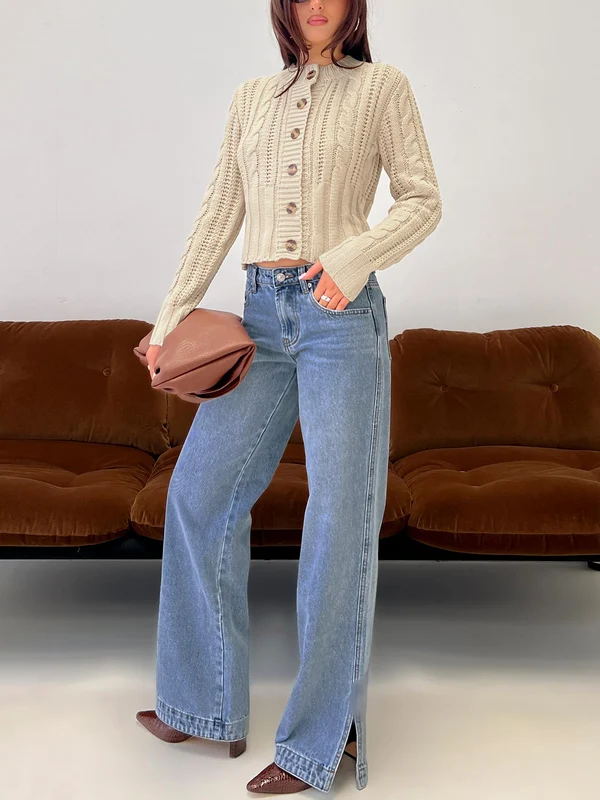 Dog Days Mid Rise Straight Leg Jeans Light Blue Wash AU 12 / Light Blue Wash