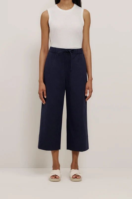 Cropped Drawcord Pant Night Sky / 8
