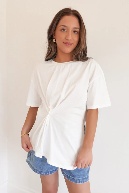 Canterbury Tuck Tee White AU 14
