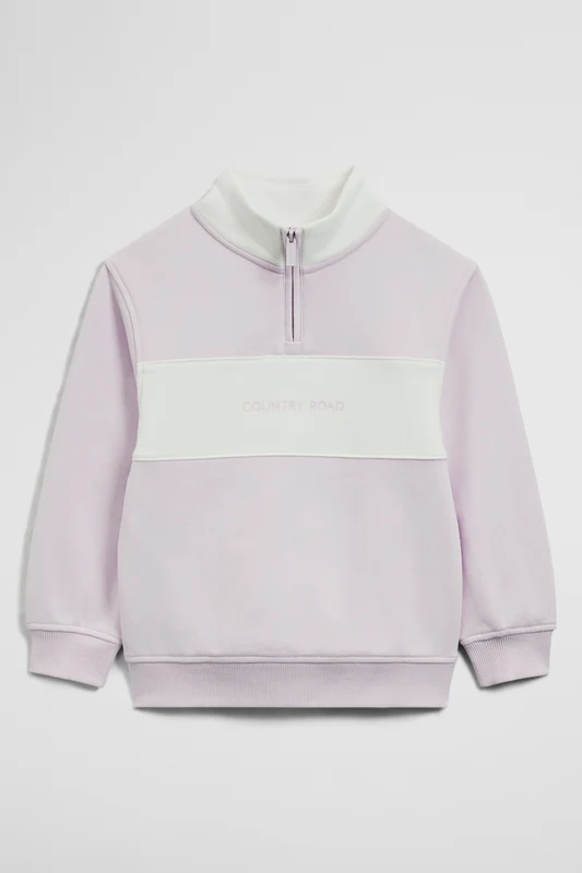 Panelled 1/4 Zip Sweat 9