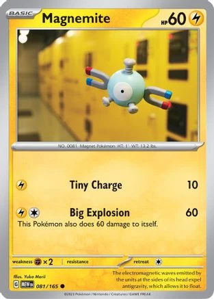 Magnemite (81/165) [SV Scarlet & Violet 151] Lightly Played