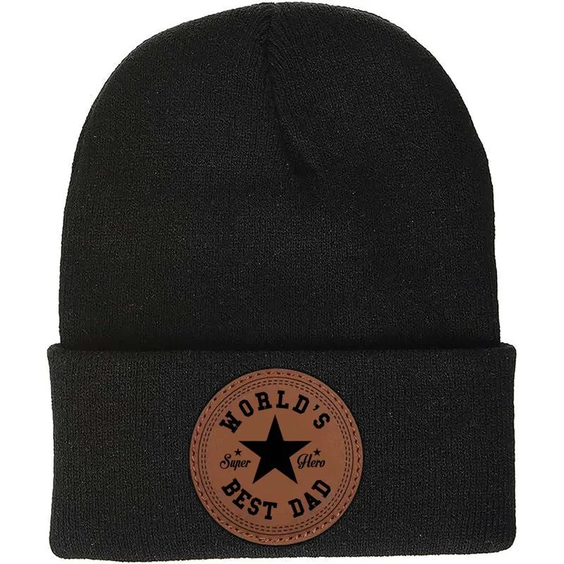 Beanie Winter Bethegift World Best Dad Christmas Presente