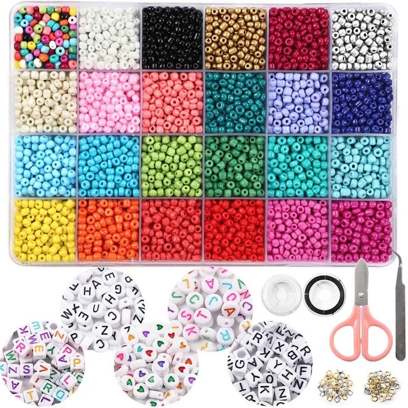 Kit Seed Beads Outxed For Friendship, Pulseira Com Miçangas