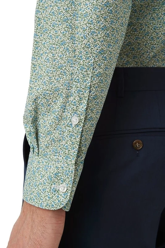 Ganton Mens London Shirt Olive / 40
