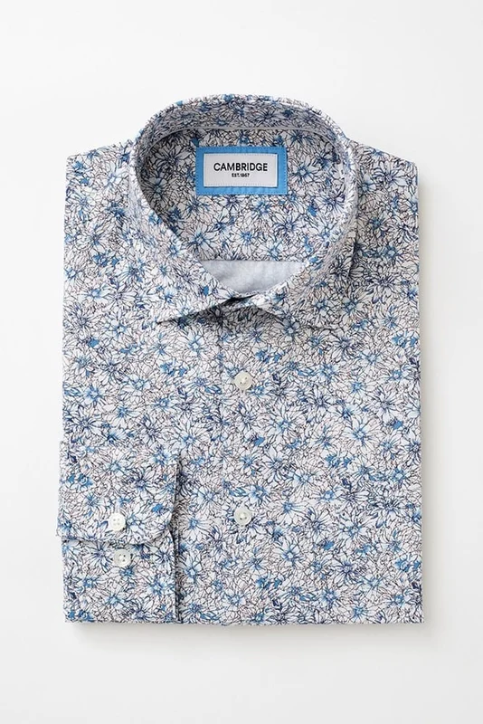Cambridge Mens Sorrento Shirt - Blue Blue / M