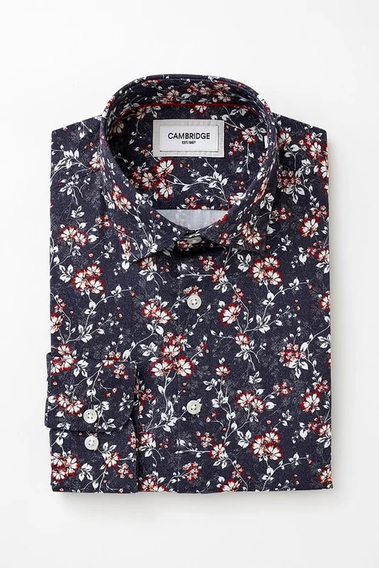 Cambridge Mens Sorrento Shirt - Denim Denim / 4XL
